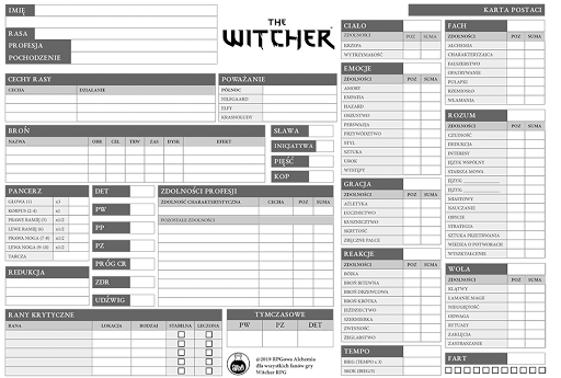 Witcher RPG